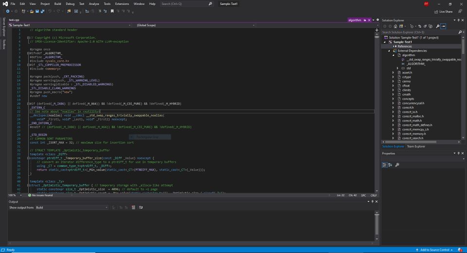 IDE screenshot